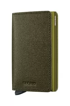 Кожаный кошелек Secrid, зеленый