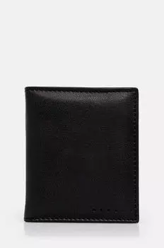 Кожаный кошелек Sisley, черный