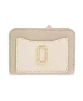 Кожаный кошелек "Снимок" Marc Jacobs, бежевый
