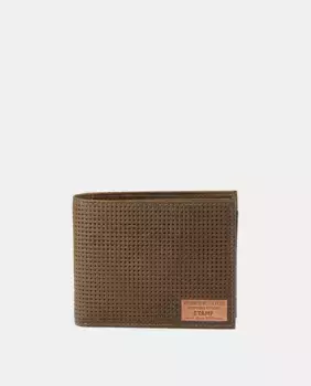 Кожаный кошелек Stamp, цвет Kaki