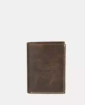 Кожаный кошелек Stamp, цвет Kaki