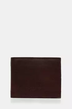 Кожаный кошелек Sti.H Wallet U.S. Polo Assn., коричневый