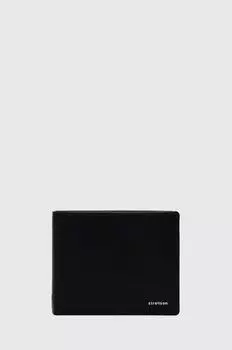 Кожаный кошелек Strellson, черный