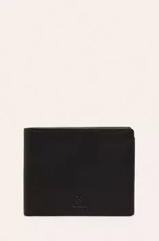 Кожаный кошелек Strellson, черный