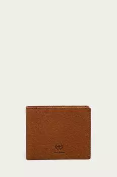 Кожаный кошелек Strellson, коричневый
