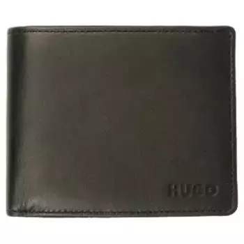 Кожаный кошелек Subway Hugo, черный