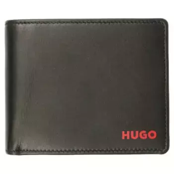 Кожаный кошелек Subway Hugo, черный