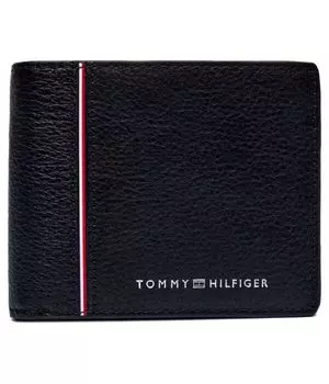 Кожаный кошелек th corp mini Tommy Hilfiger, черный