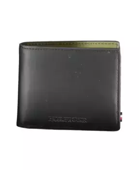 Кожаный кошелек to-32170 Tommy Hilfiger, черный