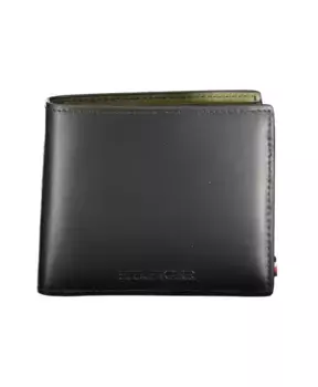 Кожаный кошелек to-32172 Tommy Hilfiger, черный