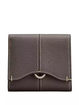 Кожаный кошелек Tod's тройного сложения, коричневый