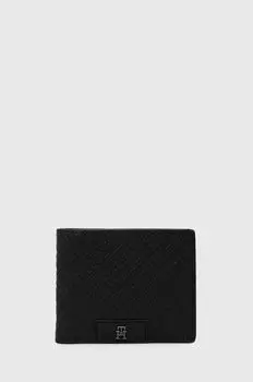 Кожаный кошелек Tommy Hilfiger, черный