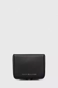 Кожаный кошелек Tommy Hilfiger, черный