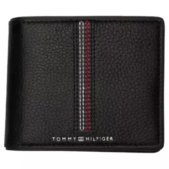 Кожаный кошелек Tommy Hilfiger, черный
