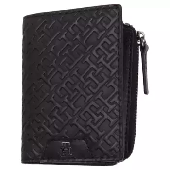 Кожаный кошелек Tommy Hilfiger, черный