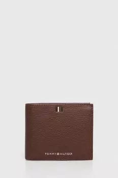 Кожаный кошелек Tommy Hilfiger, коричневый