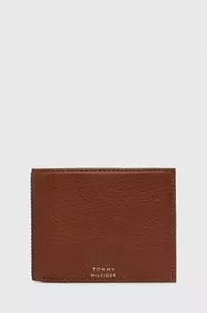 Кожаный кошелек Tommy Hilfiger, коричневый