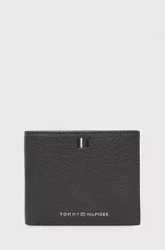 Кожаный кошелек Tommy Hilfiger, серый