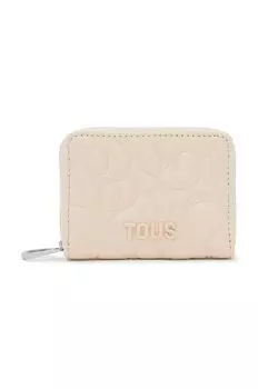Кожаный кошелек Tous, бежевый