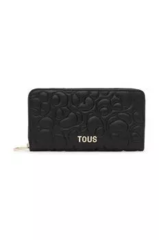Кожаный кошелек Tous, черный