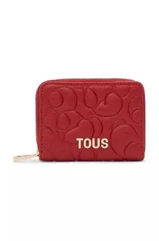 Кожаный кошелек Tous, красный