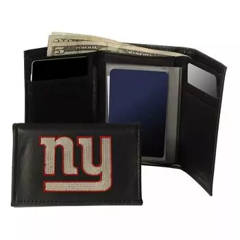 Кожаный кошелек тройного сложения New York Giants