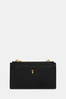 Кожаный кошелек Trussardi, черный