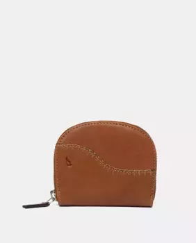 Кожаный кошелек в форме полумесяца Abbacino, коричневый