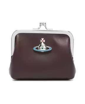 Кожаный кошелек в виде шара Vivienne Westwood, коричневый