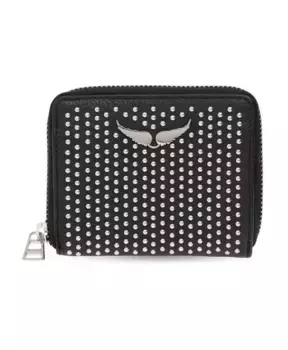 Кожаный кошелек Zadig & Voltaire, черный