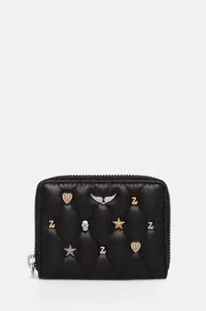 Кожаный кошелек Zadig&Voltaire, черный