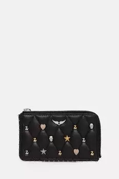 Кожаный кошелек Zadig&Voltaire, черный