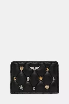 Кожаный кошелек Zadig&Voltaire, черный