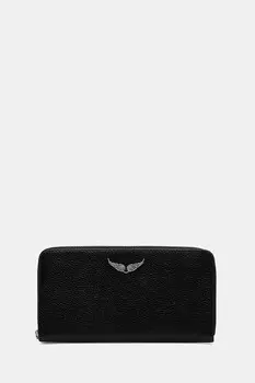 Кожаный кошелек Zadig&Voltaire, черный