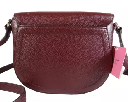 Кожаный кроссоди Kate Spade New York Knott Saddle Peled ag, красный