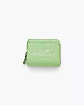 Кожаный мини-компактный кошелек Marc Jacobs, цвет Peppermint