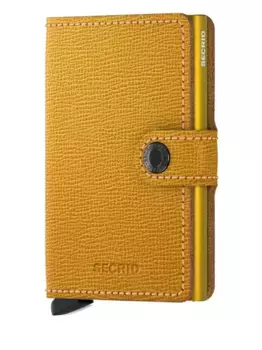Кожаный мини-кошелек Secrid, желтый