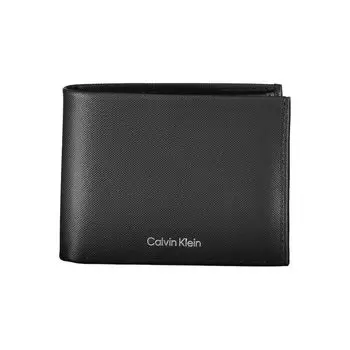 Кожаный мужской кошелек Calvin Klein, черный