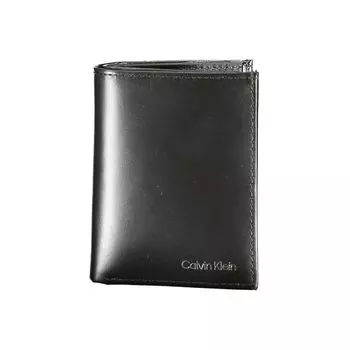 Кожаный мужской кошелек Calvin Klein, черный