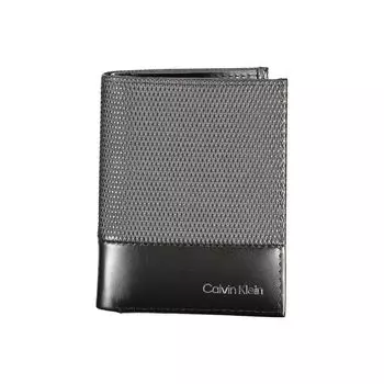 Кожаный мужской кошелек Calvin Klein, черный
