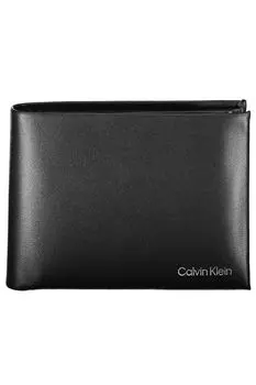 Кожаный мужской кошелек Calvin Klein, черный