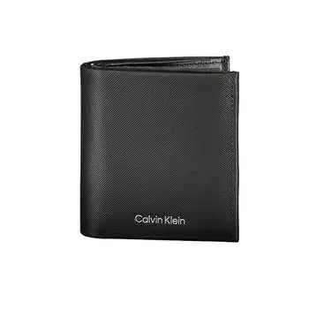 Кожаный мужской кошелек Calvin Klein, черный