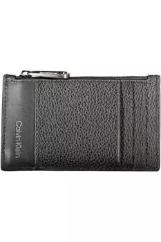 Кожаный мужской кошелек Calvin Klein, черный