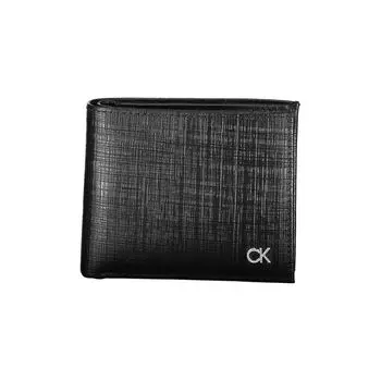 Кожаный мужской кошелек Calvin Klein, черный