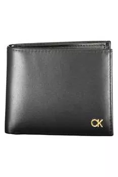 Кожаный мужской кошелек Calvin Klein, черный