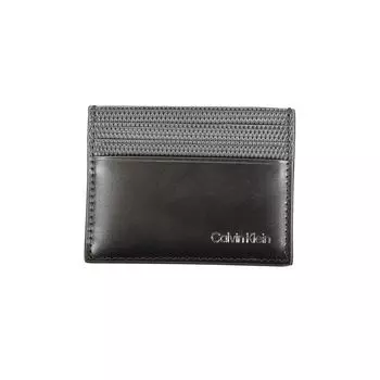 Кожаный мужской кошелек Calvin Klein, черный