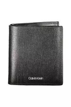 Кожаный мужской кошелек Calvin Klein, черный