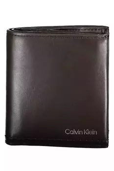 Кожаный мужской кошелек Calvin Klein, коричневый