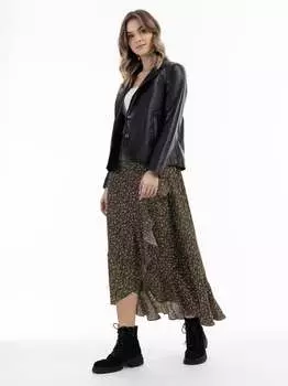 Кожаный пиджак Dreimaster, черный