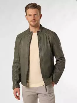 Кожаный пиджак Gipsy, зеленый